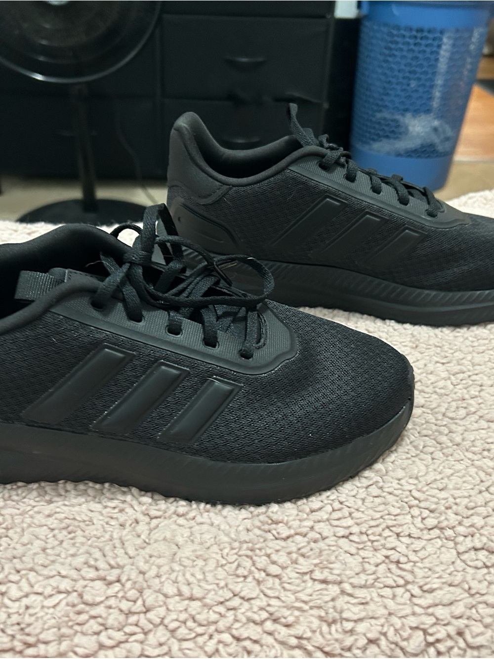 adidas Men's Black Athletic Running Sneakers